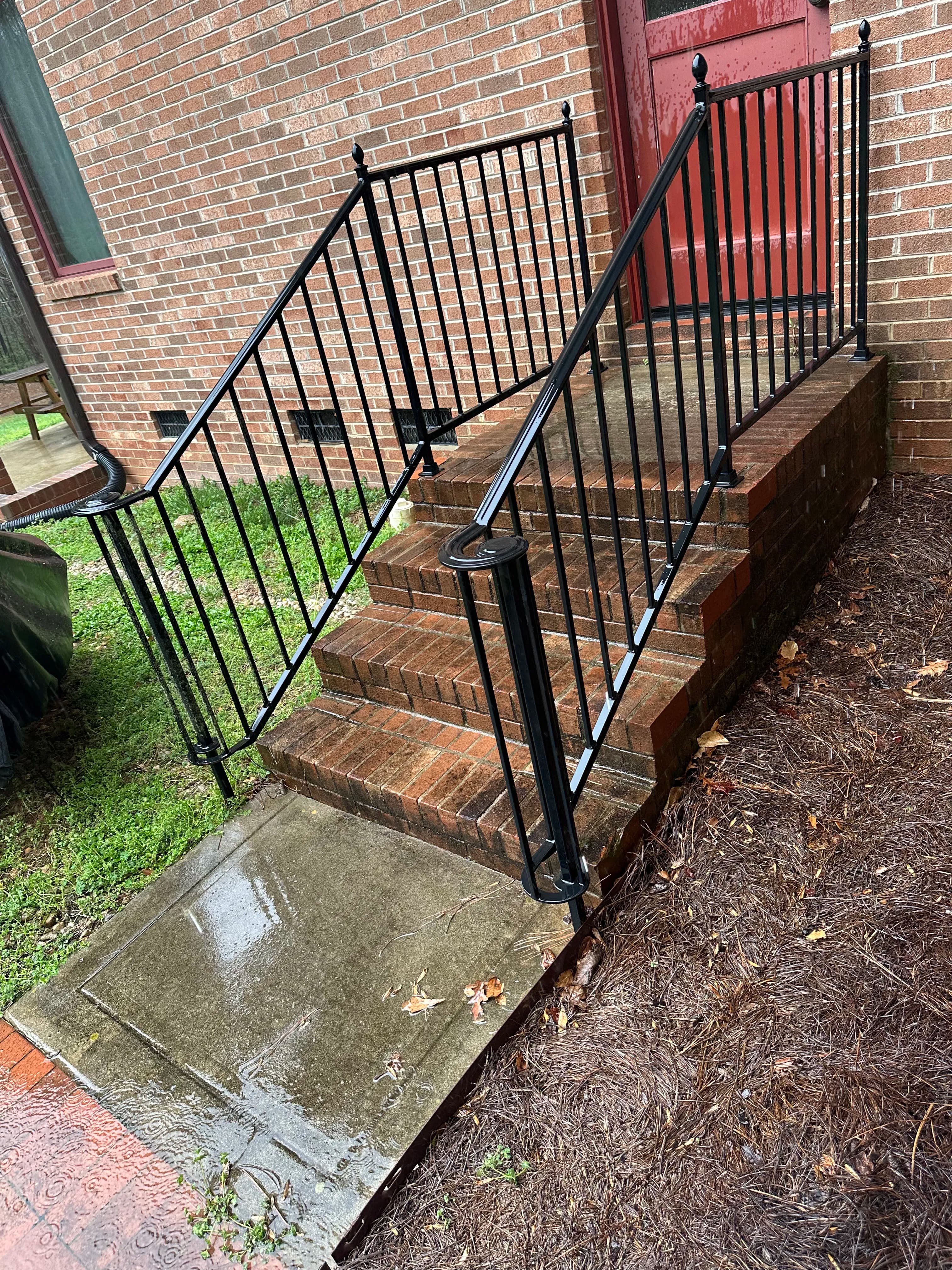 Project Concrete and Brick Entry Pressure Washing in Mount Holly image