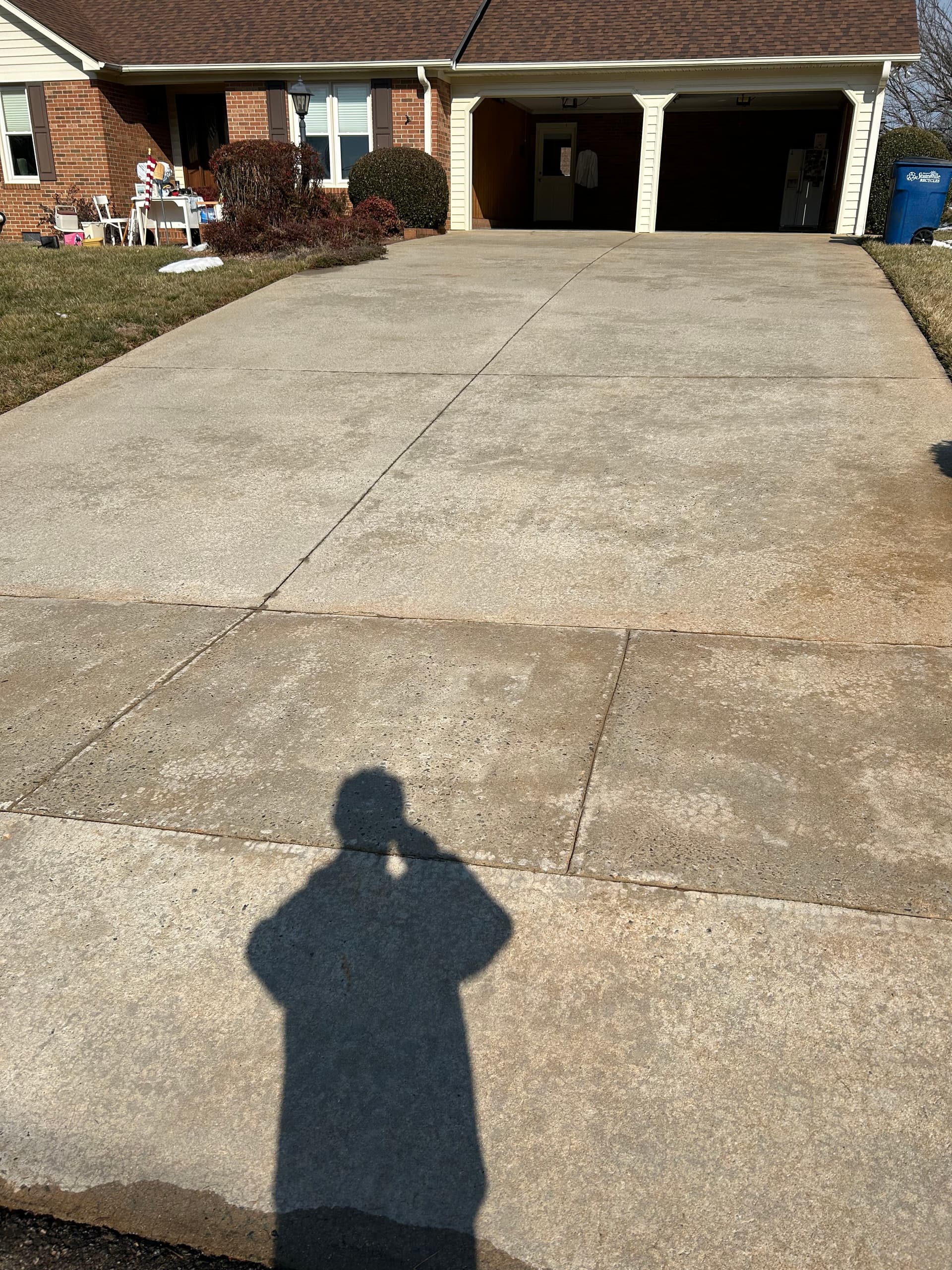 Driveway and Patio Refresh in Statesville