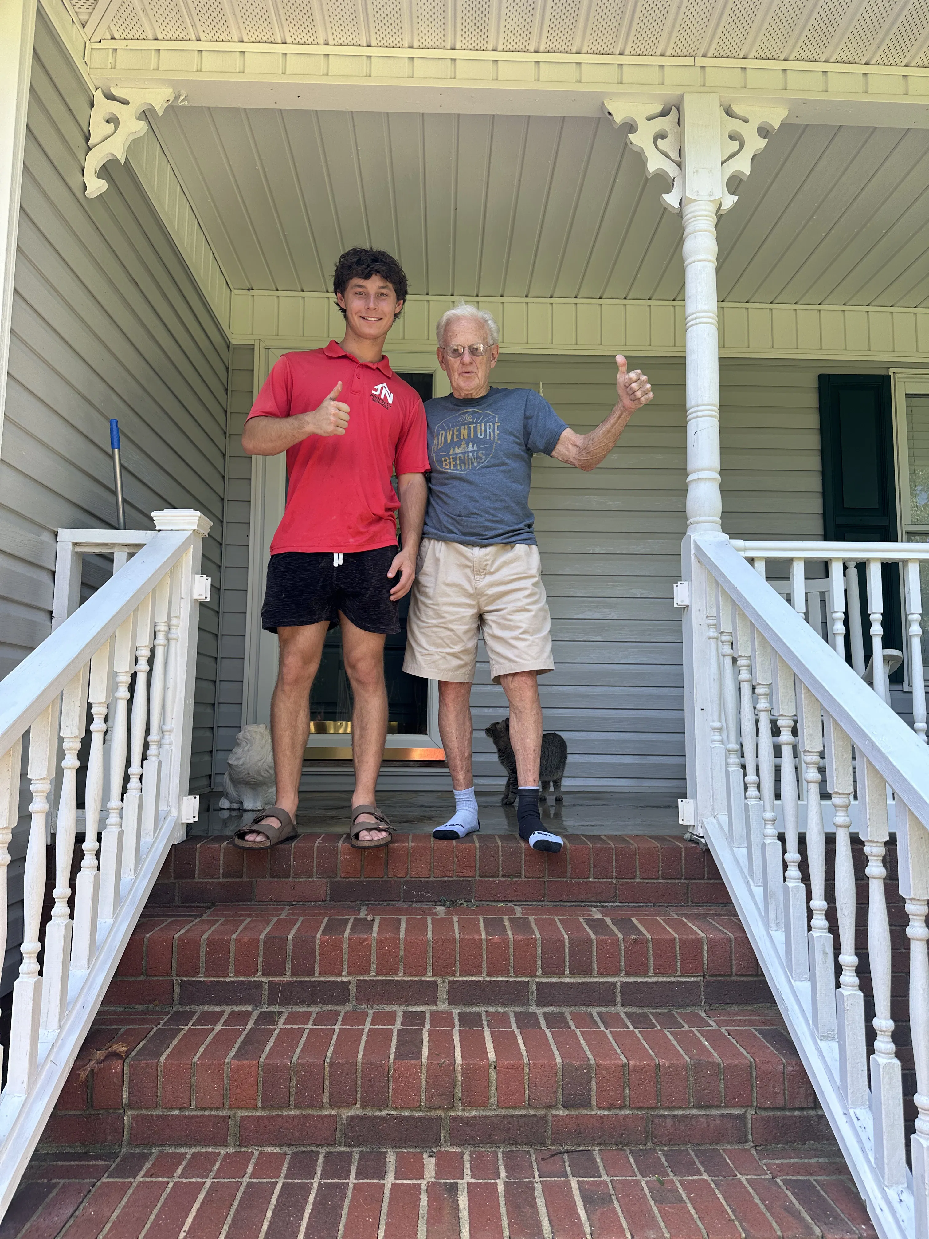 Project Fresh House Wash Leaves Lincolnton Homeowner All Smiles image
