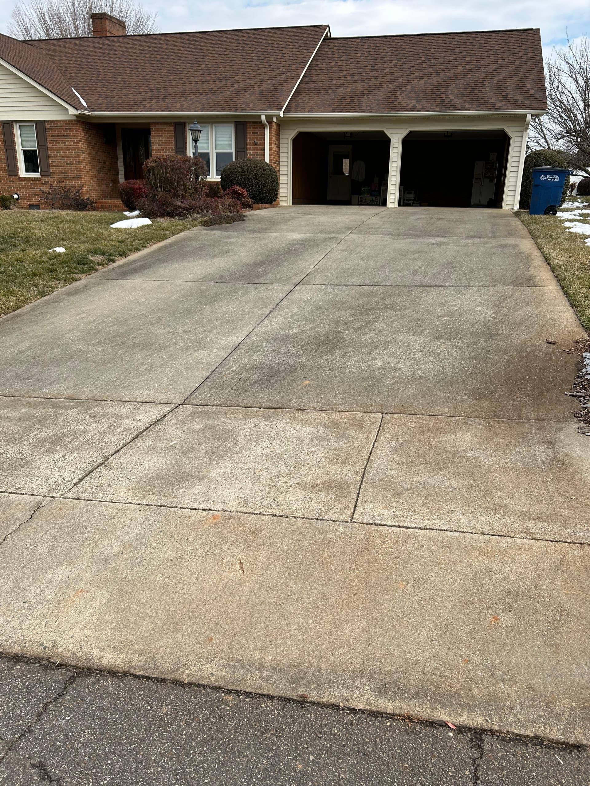 Driveway and Patio Refresh in Statesville