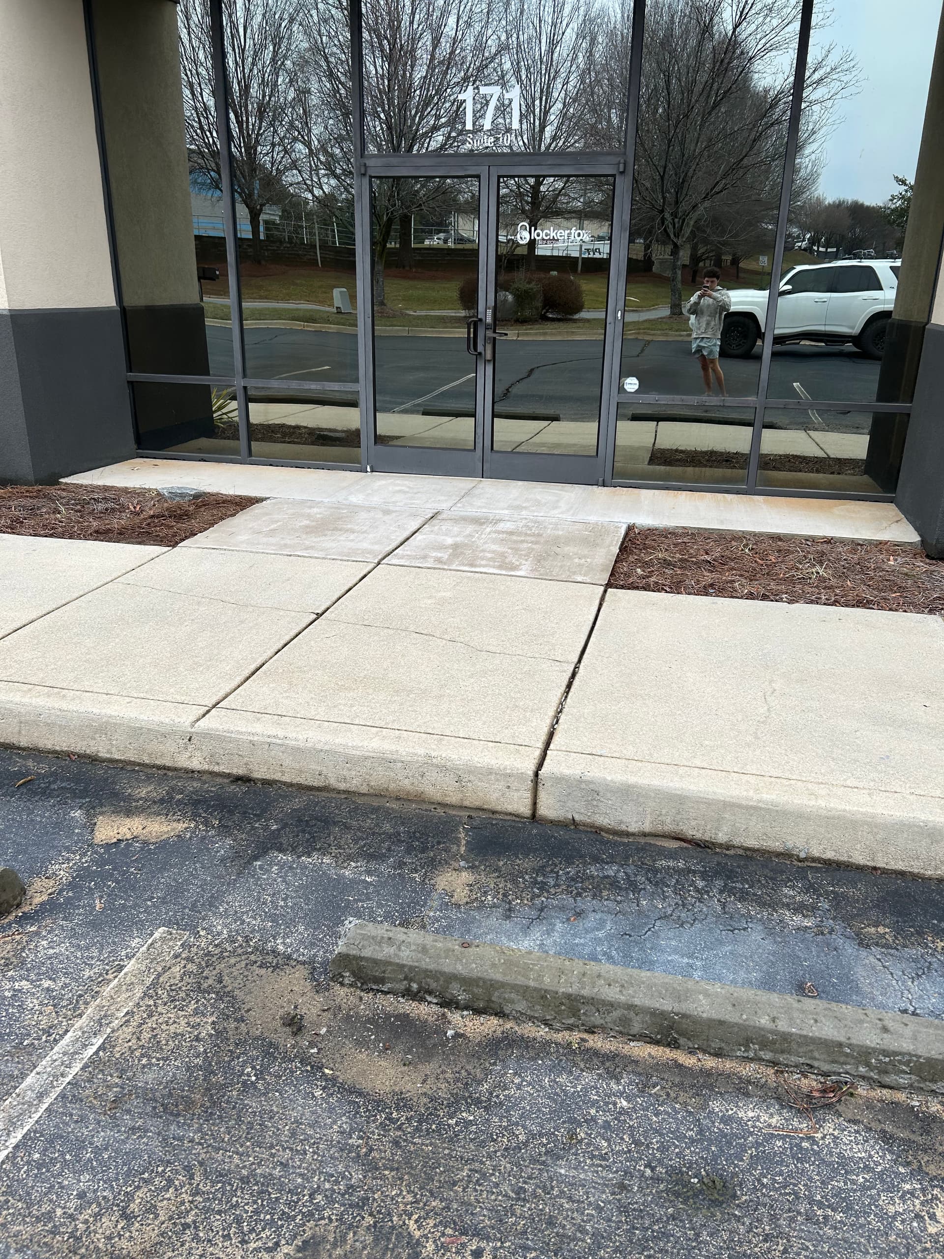 Gallery photos for Pressure Washing Transformation at Mooresville Commercial Space: Image #3