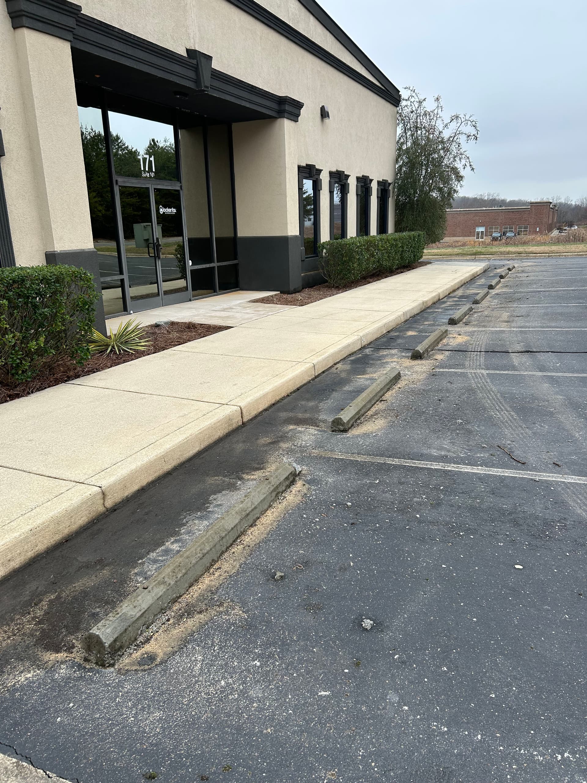 Gallery photos for Pressure Washing Transformation at Mooresville Commercial Space: Image #1