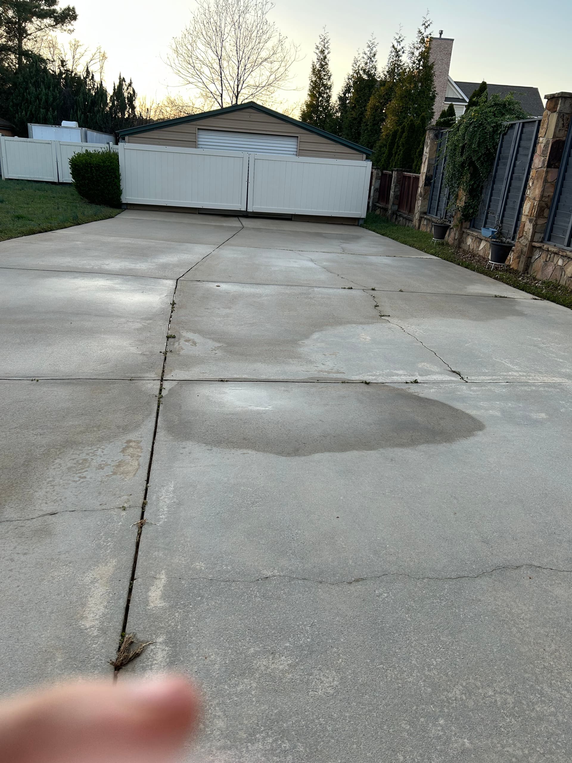 Gallery photos for Driveway Transformation in Cornelius with Pressure Washing: Image #1